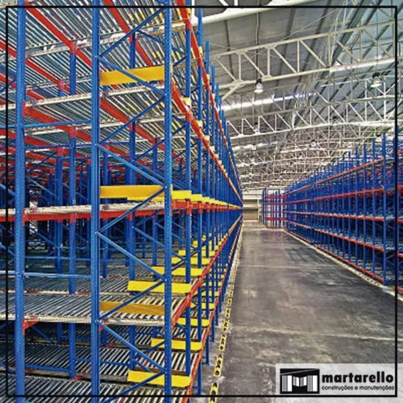 Imagem ilustrativa de Montagem de porta paletes industrial